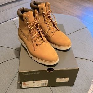 Timberland 6inch lace up boots. Wheat Nubuck.